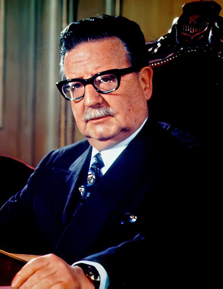 Salvador Allende elnök. Fotó: Biblioteca del Congreso Nacional de Chile