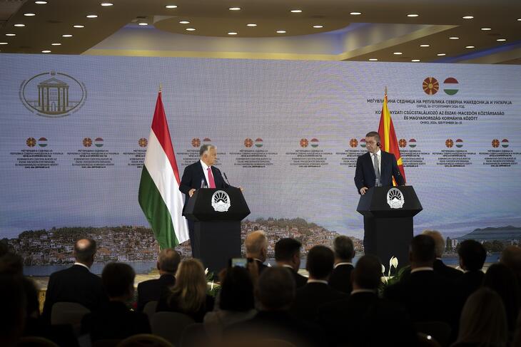 Orbán Viktor és kollégája, Hrisztijan Mickoszki nagy egyetértésben voltak
