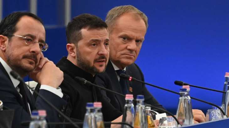 Végtelenül elgyötört arccal beszélt az ukrán elnök