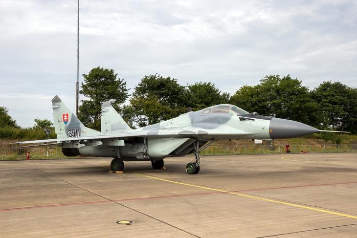 A szlovák légierő egyik Mig 29-ese. Fotó: Depositphotos