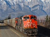 A Canadian National Railway a zord körülményekkel is megküzd