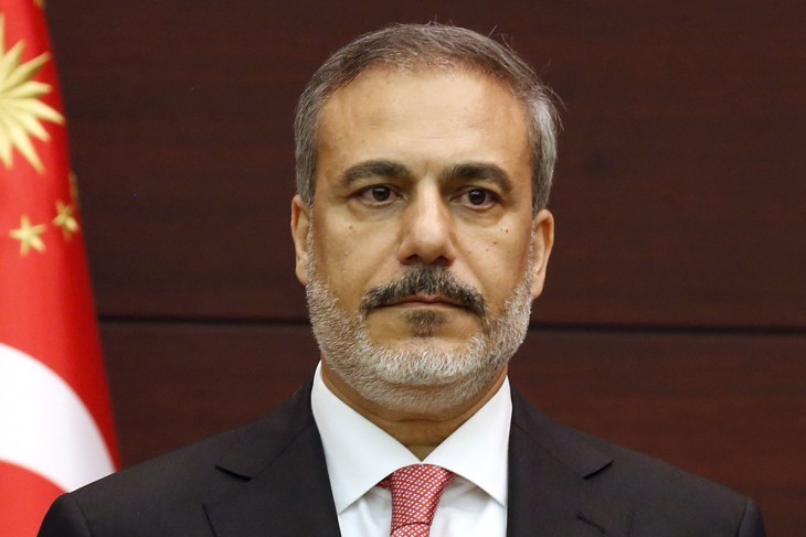 Hakan Fidan, Törökország külügyminisztere. Fotó: EPA / NECATİ SAVAS