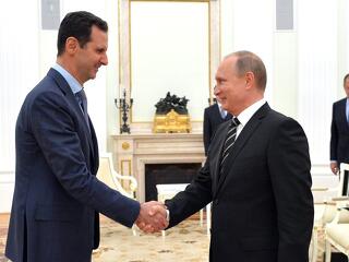 Vlagyimir Putyin a Kremlben fogadta Bassár el-Aszad szíriai elnököt