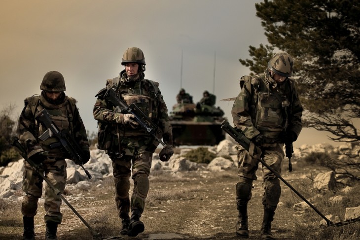 A francia idegenlégió katonái egy korábbi bevetésen Afganisztánban. Vajon Ukrajnában is ott vannak már?
