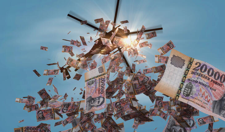 Kisütött a nap, vele örül a forint is