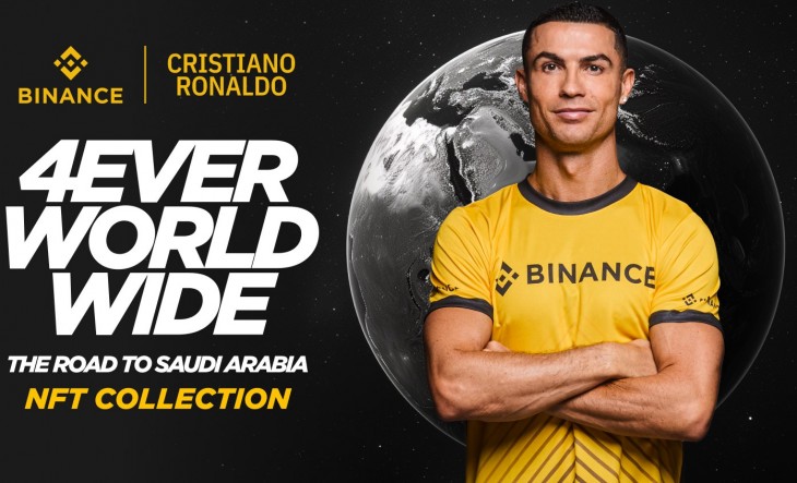 Cristiano Ronaldo NFT-i, forrás: Binance. 