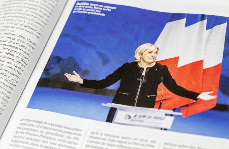 Gyanússá váltak Marine Le Pen kampánypénzei. Fotó: Depositphotos