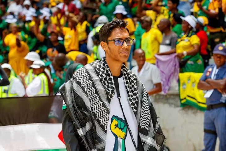 A Palesztinával való szolidaritás sok választó szívét megnyerte. Fotó:Dirk Kotze/Gallo Images via Getty Images