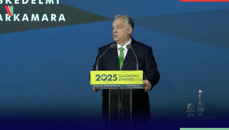 Orbán Viktor a MKIK gazdasági évnyitóján beszél