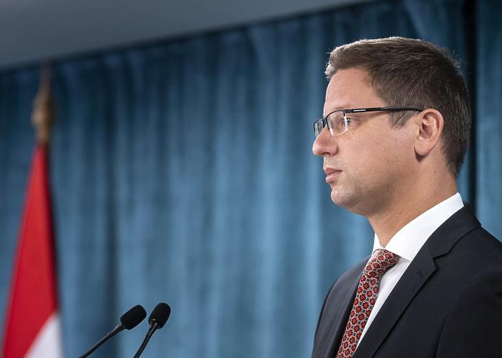 Gulyás Gergely Miniszterelnökséget vezető miniszter (Fotó: MTI/Szigetváry Zsolt)
