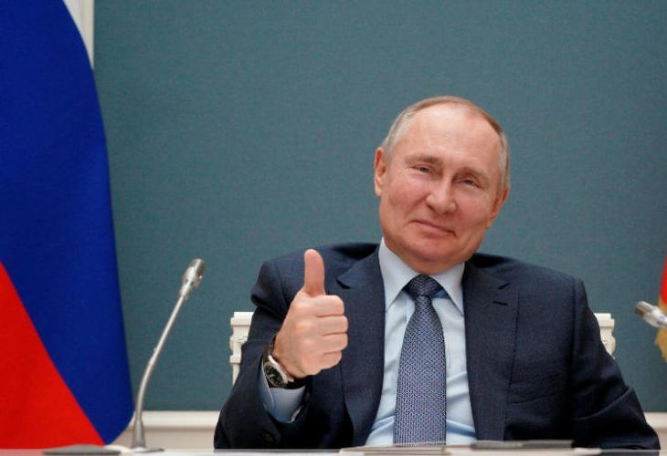 Putyin hatalmát semmi sem veszélyezteti a brit vezérkari főnök szerint. Fotó: MTI/AP/Szputnyik/Alekszej Druzsinyin