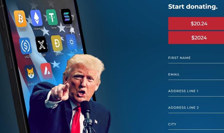 A volt amerikai elnök, Donald Trump mindeközben erőteljesen kampányol