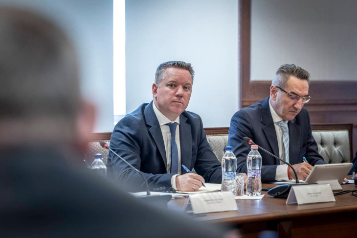 Pósfai Gábor belügyminiszter a Belügyi Érdekegyeztető Tanács (BÉT) informális találkozóján