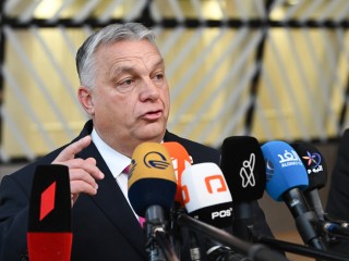 Orbán Viktor egy EU-csúcson. Fotó: Európai Tanács