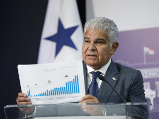 José Raúl Mulino panamai elnök 