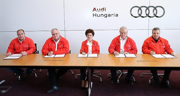 A kényszerleállás közepette született meg a bérmegállapodás az Audinál