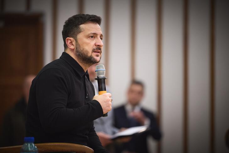 Volodiomir Zelenszkij ukrán elnök mindig kiáll igazáért