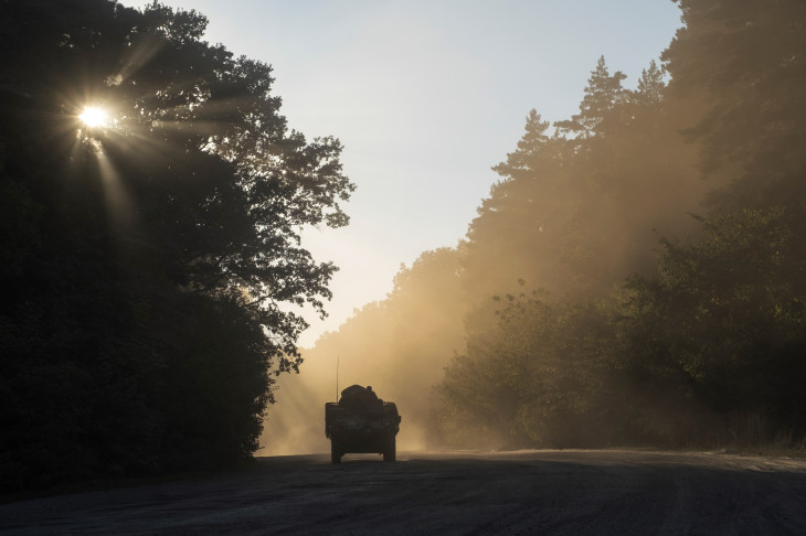 Ukrán katonai jármű