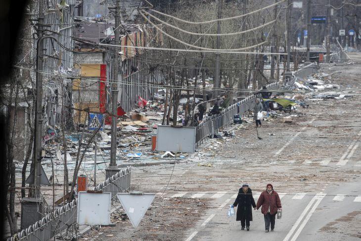 A lebombázott Mariupol. Korábbi felvétel. Fotó: Depositphotos