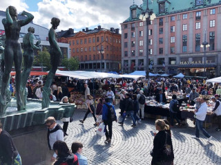 Loppis piac Stockholmban