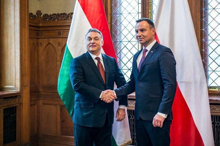 Orbán Viktor és Andrzej Duda. (Forrás: Facebook)