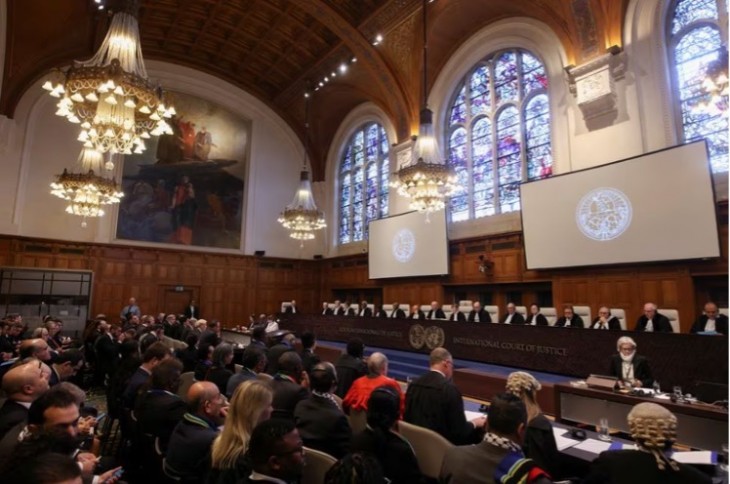 A bíróság az első meghallgatási napon. Fotó: Reuters