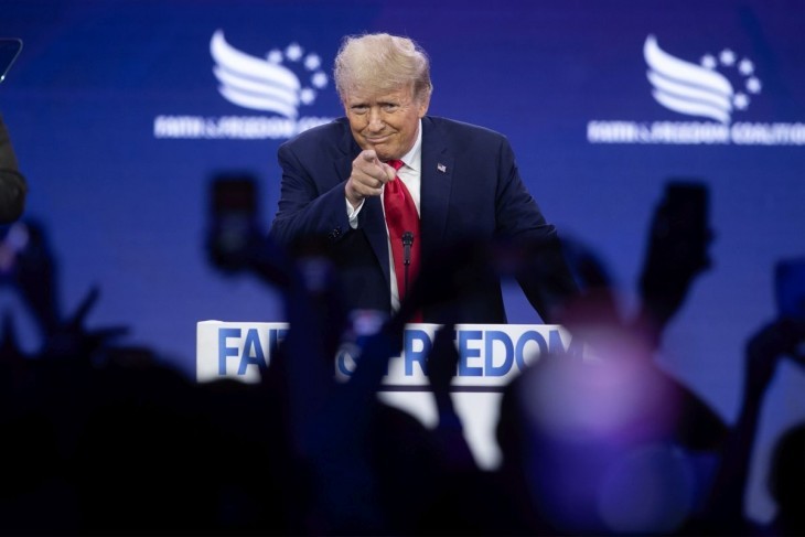 Donald Trump. Fotó: EPA/MICHAEL REYNOLDS