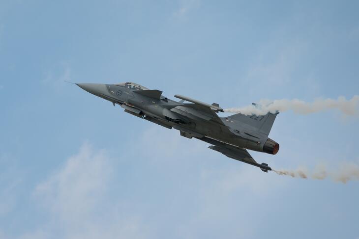A Saab JAS 39 Gripen típusú vadászgépe