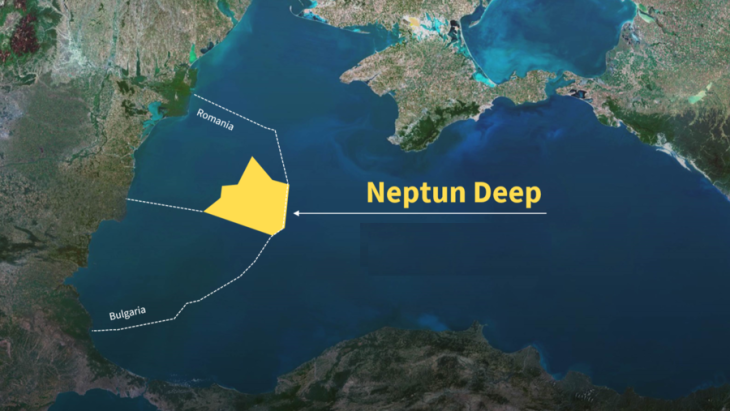 A Neptun Deep gázmező mélyen a tengerben van, közel a Krím-félszigethez