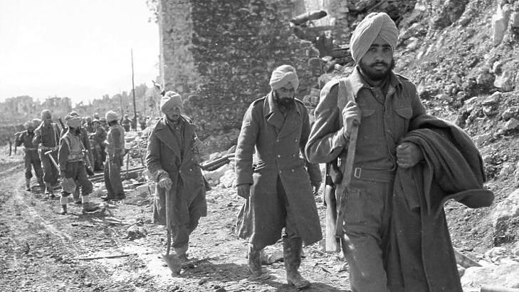 Indiai katonák a II. világháború európai frontjain is harcoltak (Forrás: Youtube.com)