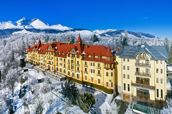 A Grand Hotel Praha tényleg mesebeli látványt nyújt