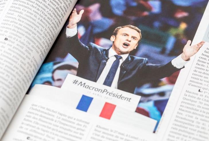 A felmérések szerint tegnap Macron szerepelt jobban. Fotó: Depositphotos