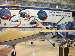 Az egyik legnépszerűbb iráni drón a Sahed 129. Fotó: Wikimedia