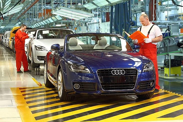 Szétgyártotta magát tavaly a győri Audi