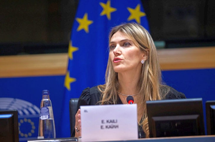 Eva Kaili a korrupcióba keveredett görög politikus