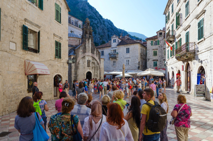 Turizmus, Montenegró