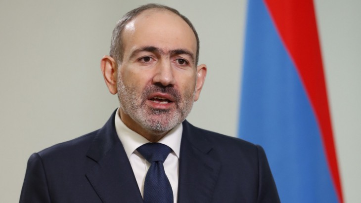 Nikol Pasinján örmény miniszterlenök. Fotó: MIT/AP