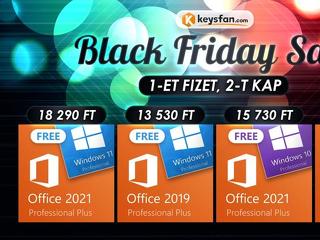 Akciók a Keysfan-en: Ingyen Windows 10/Windows 11 Black Friday-en 