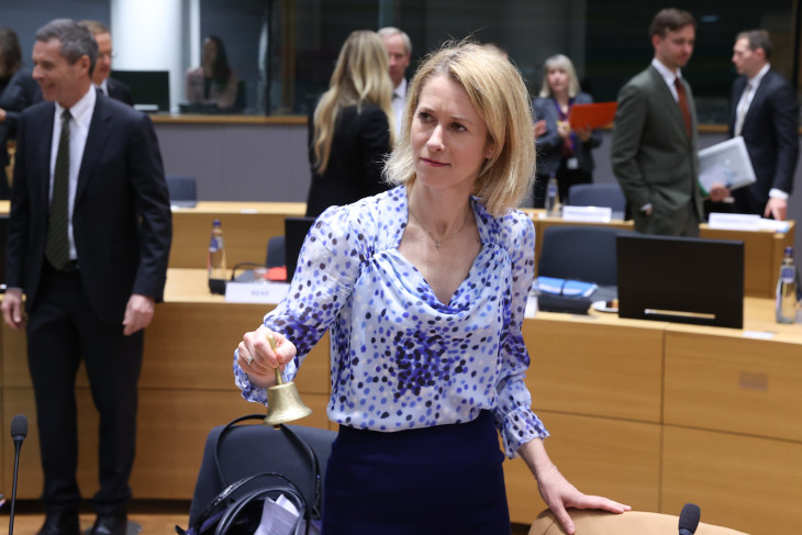 Kaja Kallas a külügyminiszterek ülésén 2025. március 17-én 