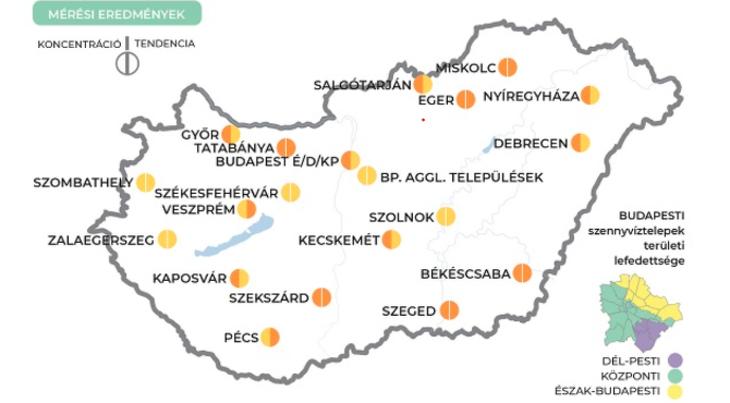 Szennyvízadatok: tovább nyomul az omikron