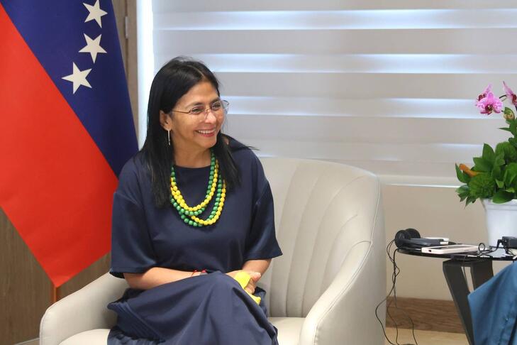 Delcy Rodríguez mosolya vajon meddig tarthat ki?