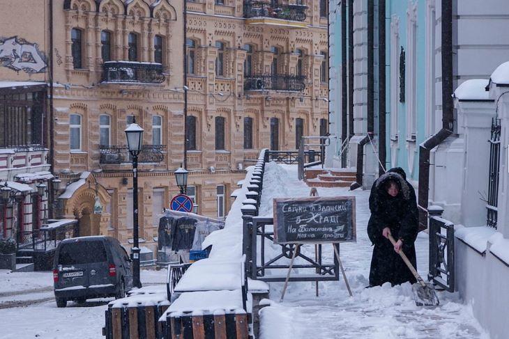 Kijev belvárosa 2022. decemberében. Fotó: UNN