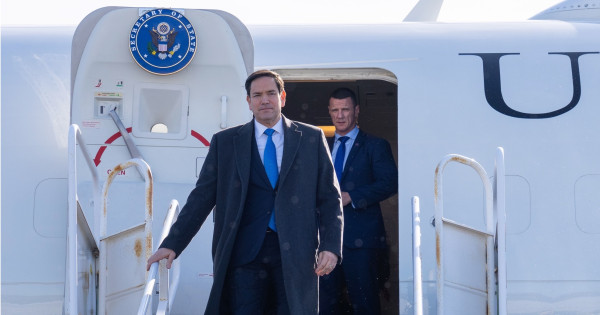 Marco Rubio amerikai külügyminiszter megérkezett