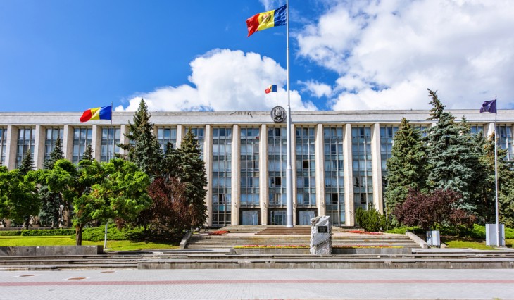 Moldova parlamentje. Fotó: Depositphotos