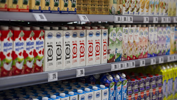A tej már most is az 5 százalékos áfa-kategóriába tartozik (fotó: MTI)