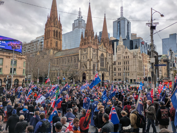 March for Australia Melbourne