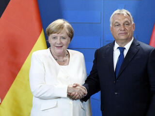 Angela Merkel Budapestre jött