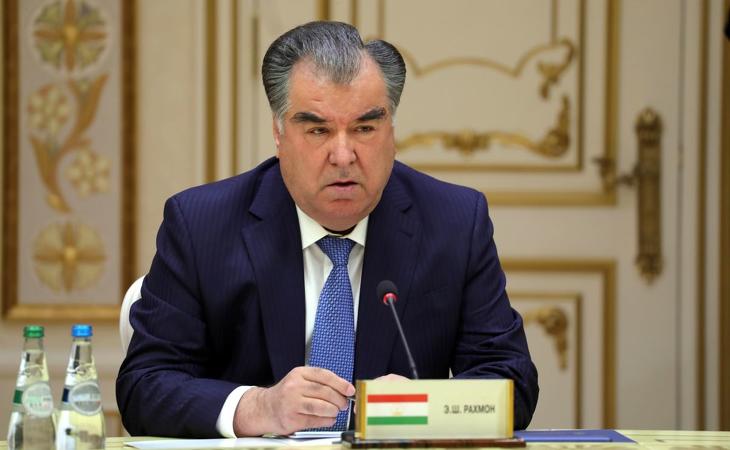 Emomali Ramon, Tádzsikisztán elnöke. Fotó: Wikipédia