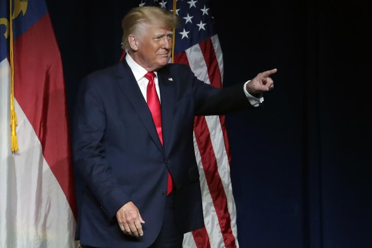 Donald Trump egy korábbi rendezvényen. Fotó: MTI/AP/Chris Seward 
