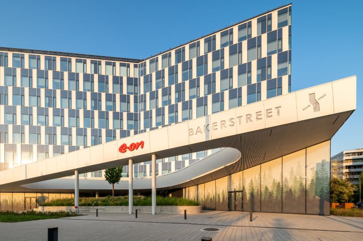 A BakerStreet irodaház Budapesten, az E.ON új székháza